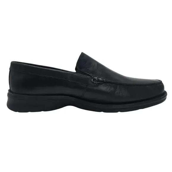 Men\'s Rockport Slip On Dress Shoes Loafer Black Leather Trutech V75100  16W Rockport Men main image 3